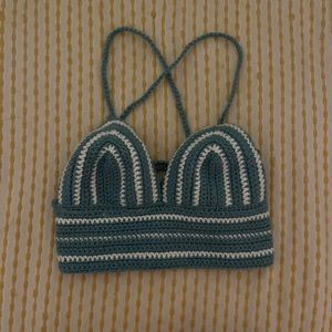 Handmade crochet bra top
